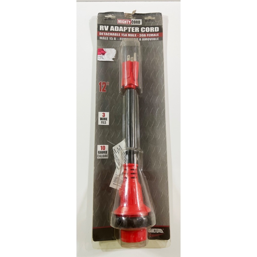 Valterra Mighty Cord A10-1530DVP Adapter Detachable 15A Male-30A Female‎